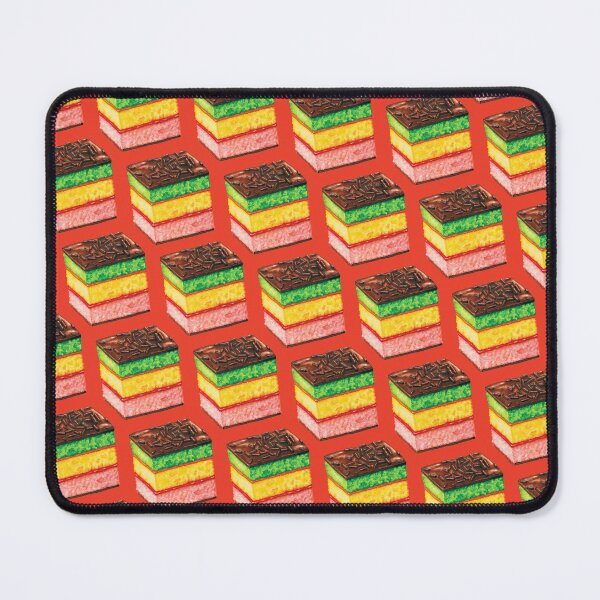 Item preview, Italian Rainbow Cookie Pattern - Red designed and sold by Kelly Gilleran.