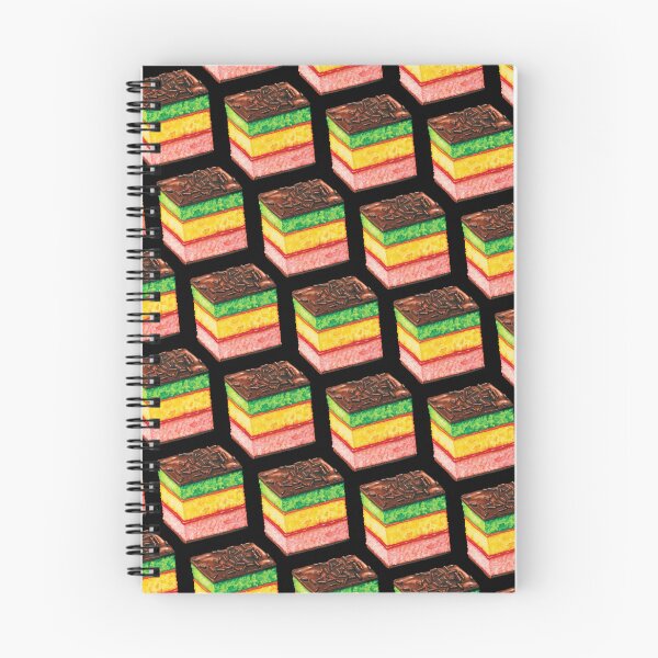 Item preview, Italian Rainbow Cookie Pattern - Black designed and sold by Kelly  Gilleran.
