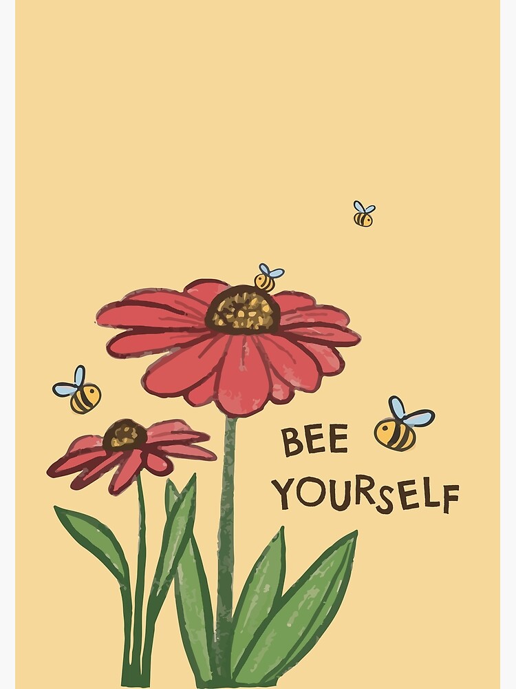 Discover Bee Yourself Premium Matte Vertical Poster