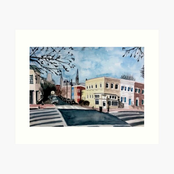 Item preview, Georgetown Street Corner designed and sold by juliatolfa.