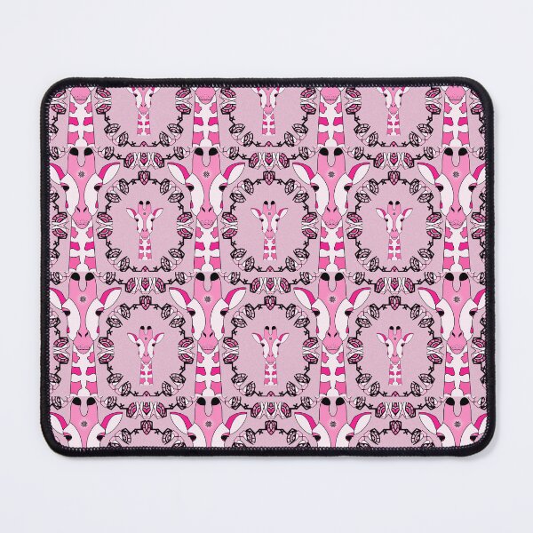 Item preview, The Giraffe head in Seamless Pink Mandala Pattern Design designed and sold by MyMemoriesArts.