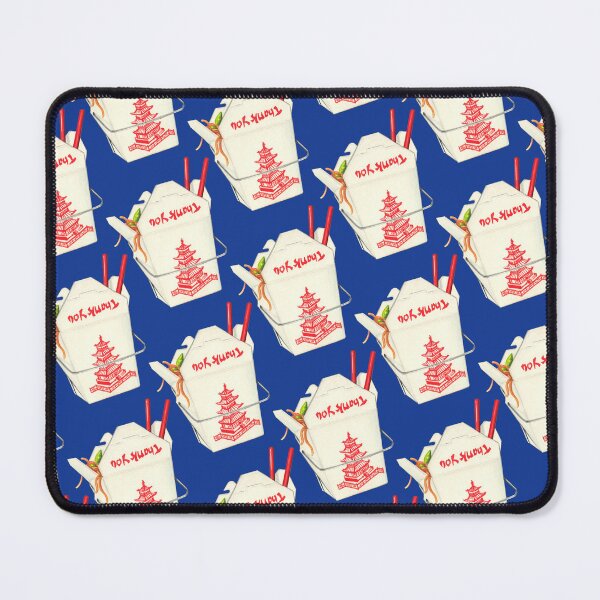 Item preview, Chinese Takeout Pattern - Blue designed and sold by Kelly Gilleran.