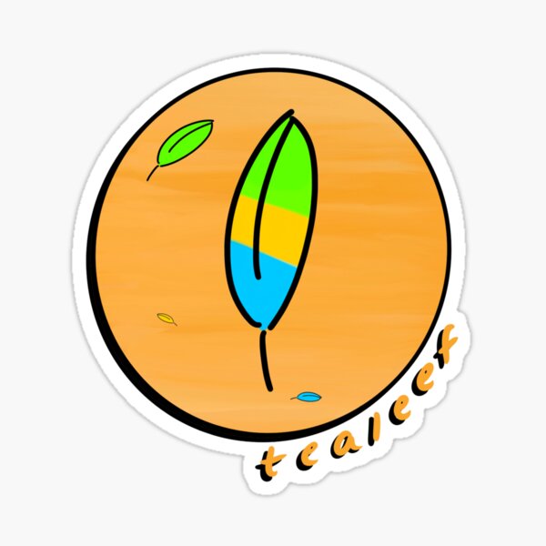 the tealeef Sticker