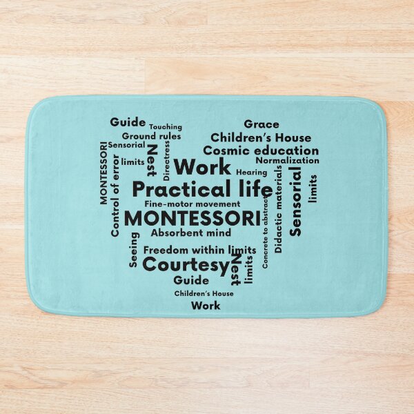 Item preview, Love Montessori black text designed and sold by TeyMank.