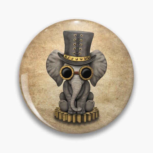 Item preview, Steampunk Baby Elephant designed and sold by JeffBartels.