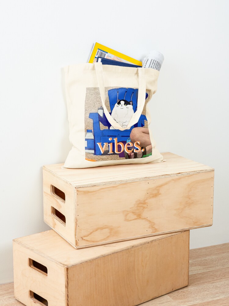 Alternate view of vibes. feat. Bobbi Tote Bag