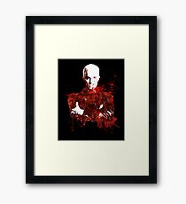 Splatter Spike Framed Print