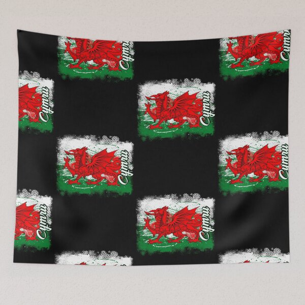 Item preview, Cool Welsh Flag Cymru designed and sold by Click-Like.