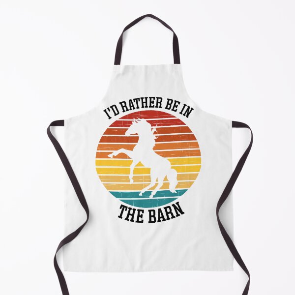 Item preview, I'd Rather Be In The Barn Standing Horse Sunset Equestrian designed and sold by SarahJisri.