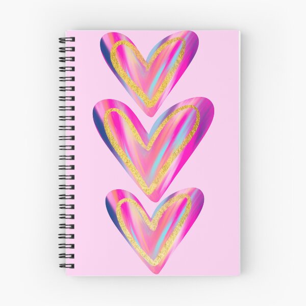 Item preview, Pink foil hearts designed and sold by mollsdesignss.