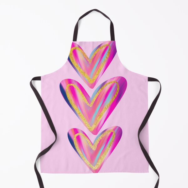 Item preview, Pink foil hearts designed and sold by mollsdesignss.