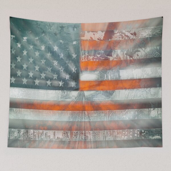 Item preview, usa flag american flag 8 designed and sold by BekimART.