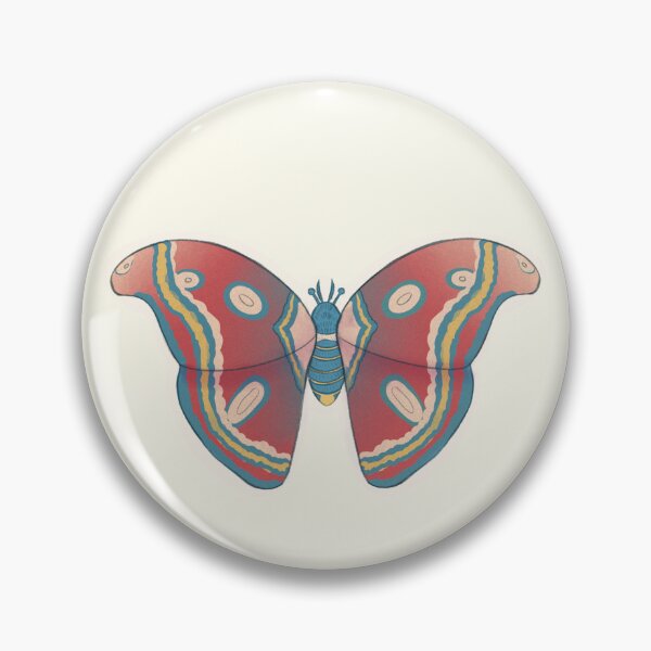 Item preview, polilla del orgullo pansexual designed and sold by Ro Chase.