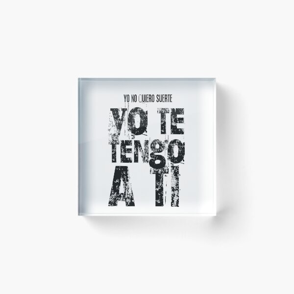 Item preview, Yo no quiero suerte designed and sold by Adriana Campuzano.