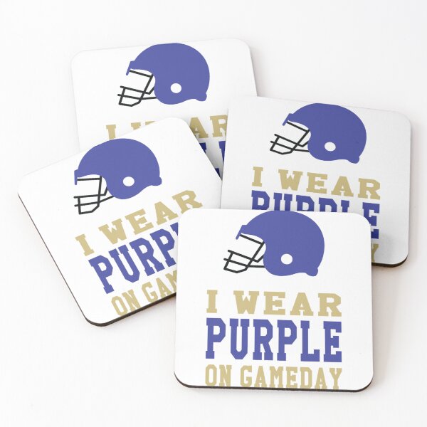Item preview, I Wear Purple on Gameday   designed and sold by StellasCosmos.