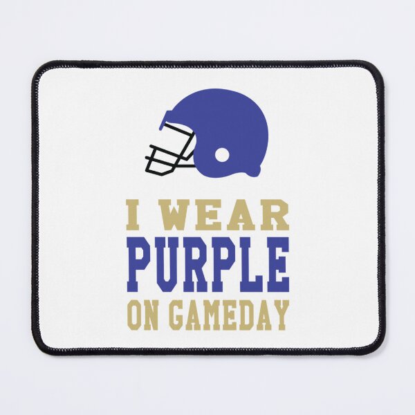 Item preview, I Wear Purple on Gameday   designed and sold by StellasCosmos.