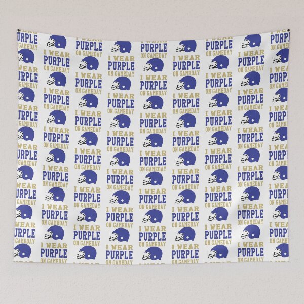 Item preview, I Wear Purple on Gameday   designed and sold by StellasCosmos.