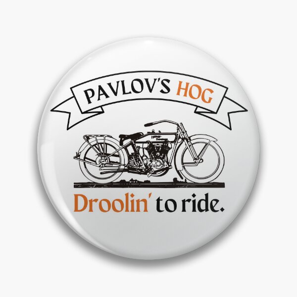 Item preview, Pavlov's HOG - Fun t-shirt for Harley Motorcycle and dog lovers designed and sold by JCMCDesigns.