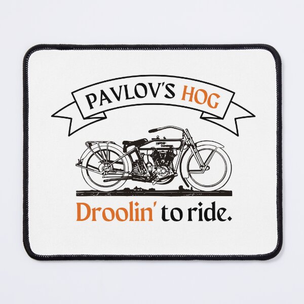 Item preview, Pavlov's HOG - Fun t-shirt for Harley Motorcycle and dog lovers designed and sold by JCMCDesigns.