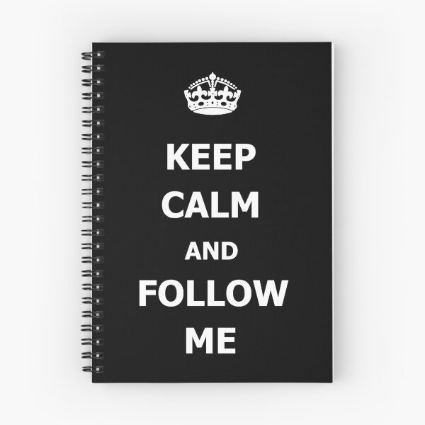 Item preview, keep calm and follow me White designed and sold by AnnaVenski.