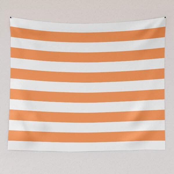 Item preview, Orange and white striped designed and sold by greentiger1.