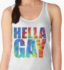 Hella Gay - rainbow Women's Tank Top