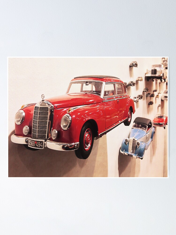 Mercedes Benz Vintage Poster Von Brunobeach Redbubble