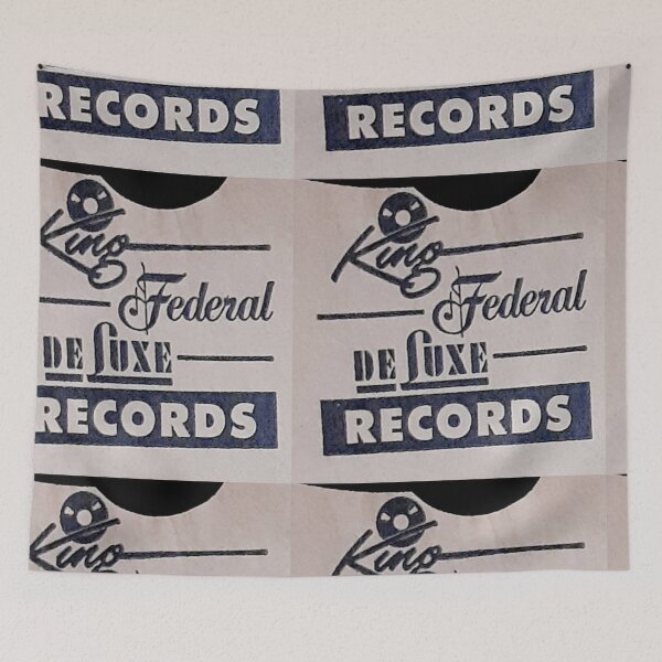 Item preview, KING, FEDERAL, DELUXE, company sleeve, detail, record, records, shellac, 78, Rhythm and Blues, Country, Bluegrass, Label designed and sold by Vintaged.