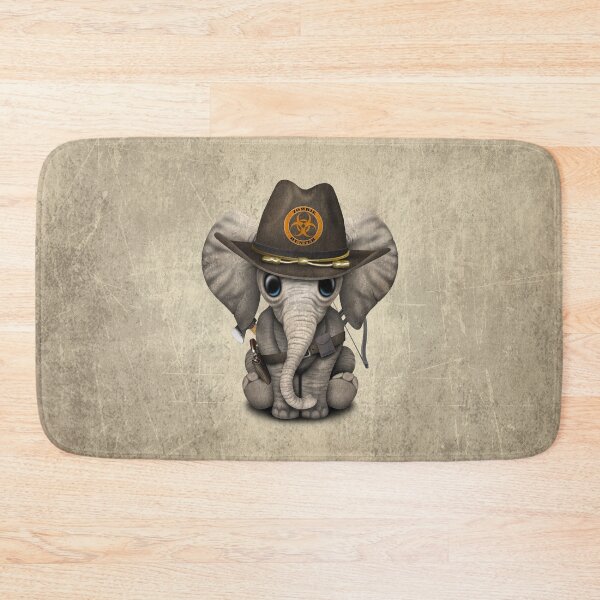 Item preview, Baby Elephant Zombie Hunter designed and sold by JeffBartels.