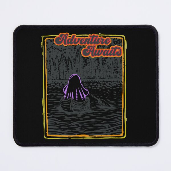 Item preview, Funny Retro Occult Ghost Paddling Tee, Adventure Awaits design designed and sold by Merchking1.