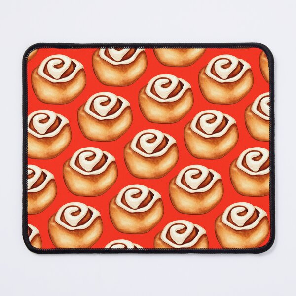 Item preview, Cinnamon Roll Pattern - Red designed and sold by Kelly Gilleran.