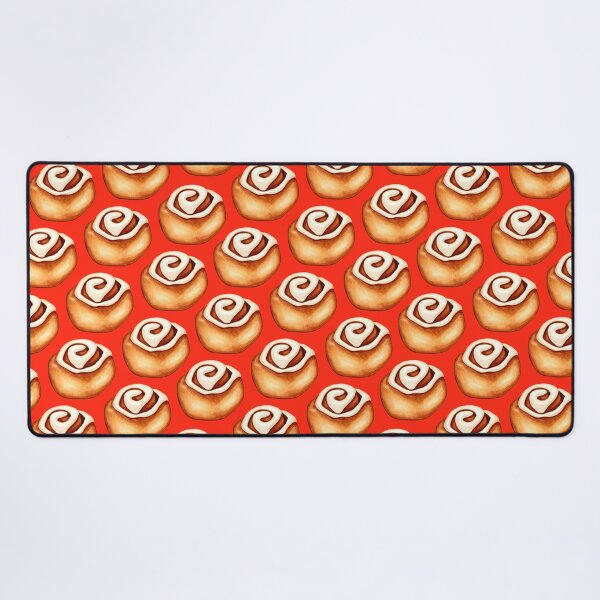 Item preview, Cinnamon Roll Pattern - Red designed and sold by Kelly Gilleran.