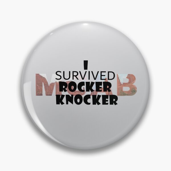 Item preview, I Survived Rocker Knocker MOAB - Black Text with MOAB in Text designed and sold by MountMercantile.