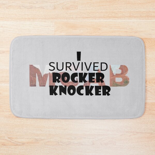 Item preview, I Survived Rocker Knocker MOAB - Black Text with MOAB in Text designed and sold by MountMercantile.