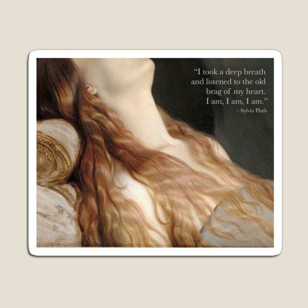 Item preview, Sylvia Plath quote designed and sold by glittrfae.
