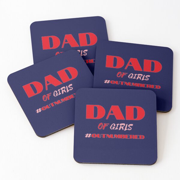 Item preview, dad of girls #outnumbered designed and sold by JAdotdotDesigns.