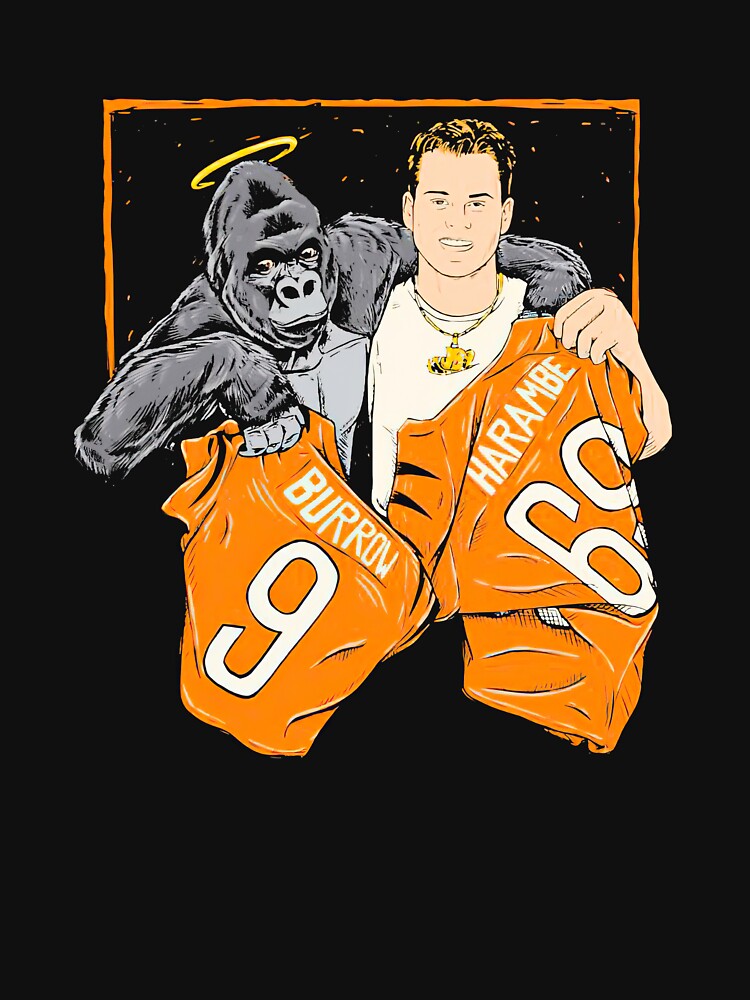 The Cincinnati Jersey Swap Joe Burrow And Harambe Shirt' Essential T-Shirt  for Sale by Chambers-Avara