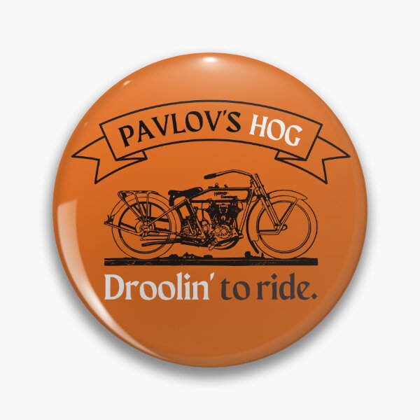 Item preview, Pavlov's HOG - Fun t-shirt for Harley Motorcycle and dog lovers designed and sold by JCMCDesigns.