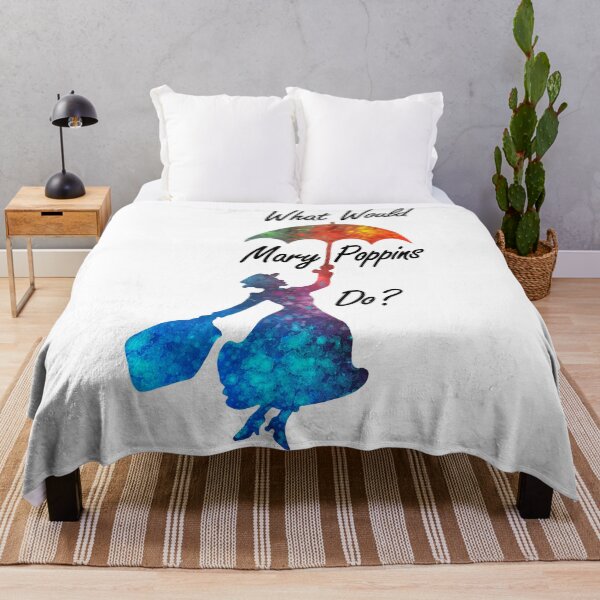 Item preview, What Would Mary Poppins Do? - colorful watercolor splatter designed and sold by maryedenoa.
