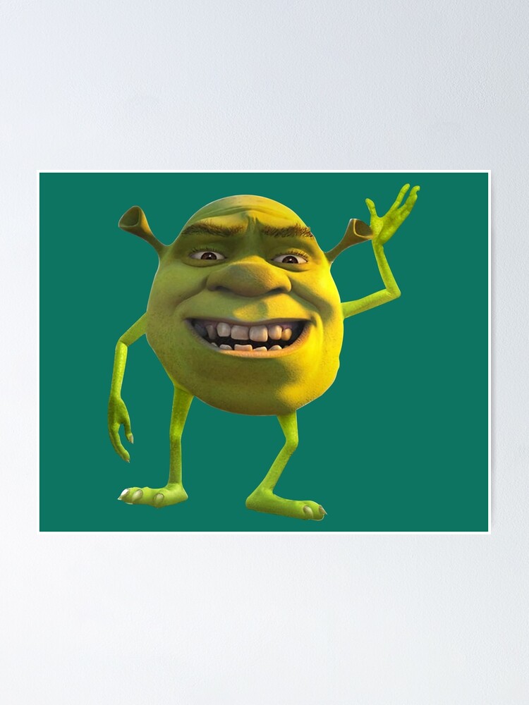 Shrek Funny Meme Premium Matte Vertical Poster sold by Hausafrench