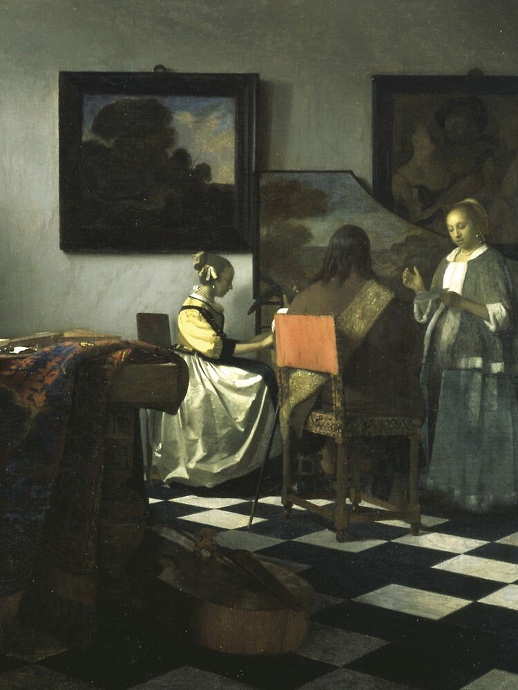 Stolen Art - The Concert by Johannes Vermeer by podartist