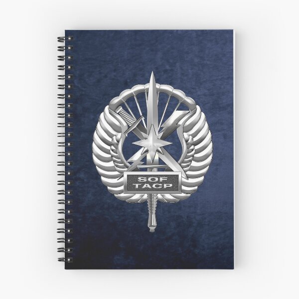 Item preview, Tactical Air Control Party - Special Tactics TACP Badge over Blue Velvet designed and sold by Serge Averbukh Art Studio.