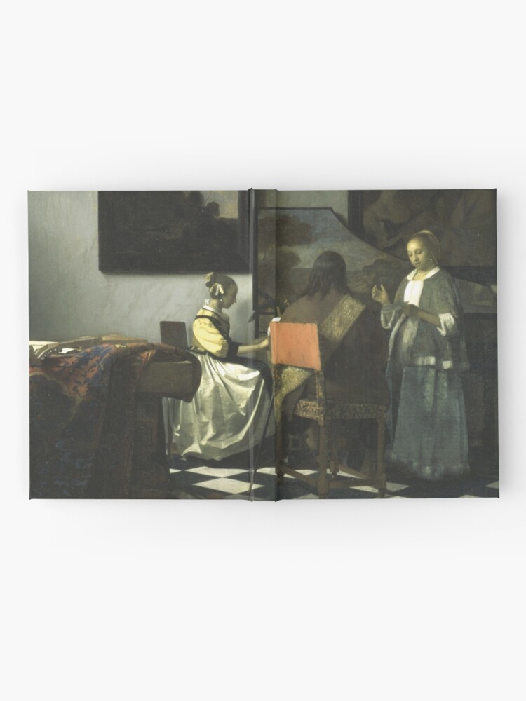 Alternate view of Stolen Art - The Concert by Johannes Vermeer Hardcover Journal