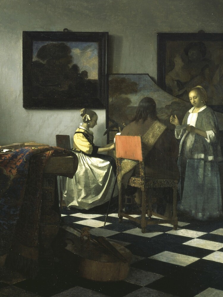 Stolen Art - The Concert by Johannes Vermeer by podartist