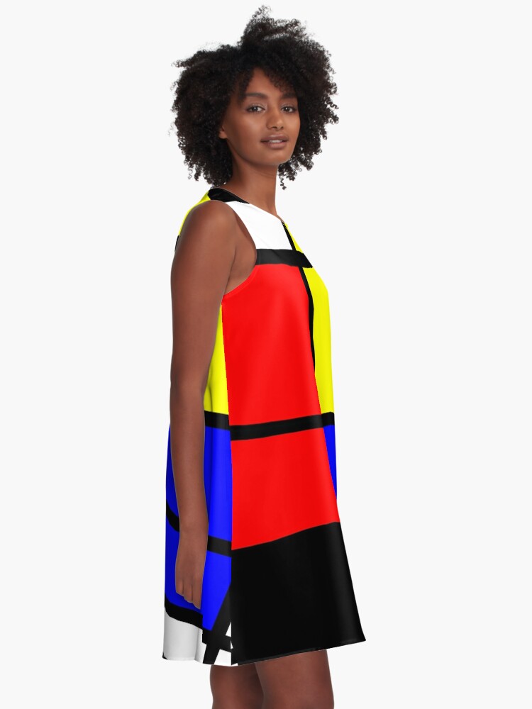 mondrian style dress