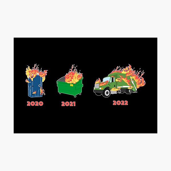 Item preview, The World is STILL Hot Garbage designed and sold by doctorheadly.