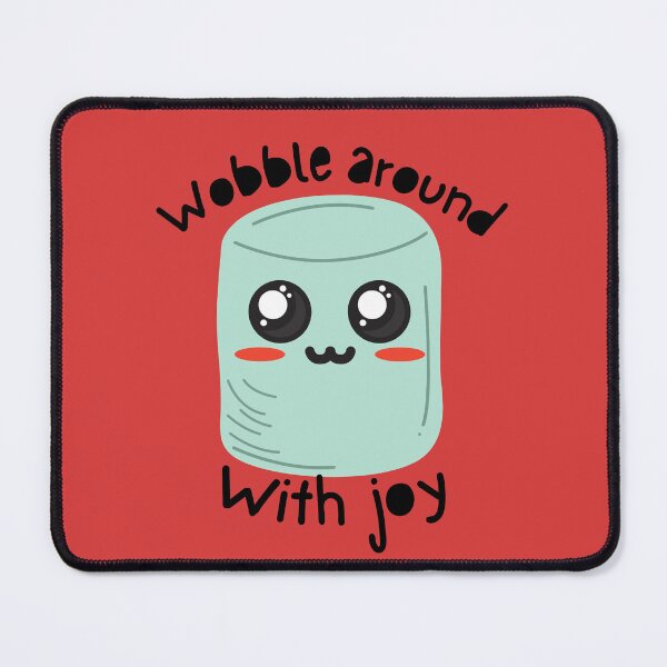 Item preview, Kawaii Blue Marshmallow - Wobble around with joy  designed and sold by SalxSal.