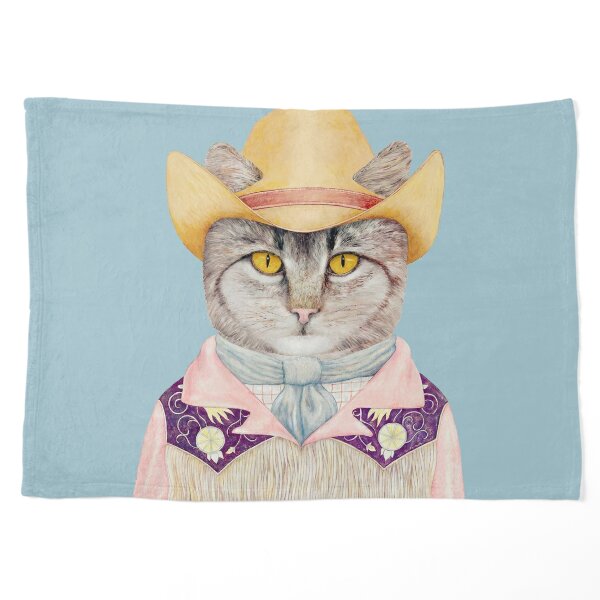 Cowboy Cat Pet Blanket