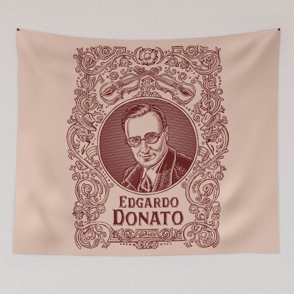 Aperçu de l'œuvre Edgardo Donato (en rouge) créée et vendue par LisaHaney.