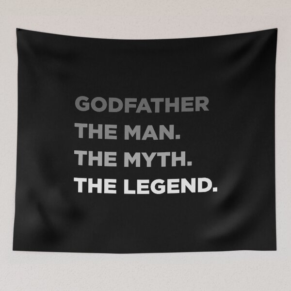 Item preview, Godfather The Man The Myth The Legend For Godparent Godfather For Men designed and sold by BernardMurray.